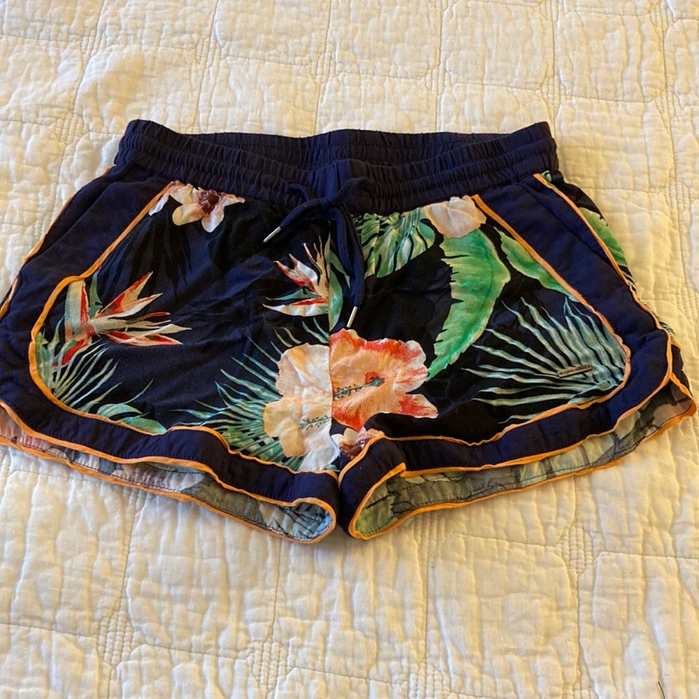 Cotton floral shorts